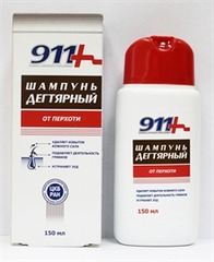 911 шампунь дегтярный при себорее-псориазе-перхоти 150мл