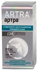 Артра таб. п.п.о. 500мг+500мг №120