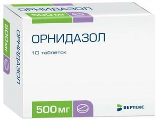 Орнидазол таб. п.п.о. 500мг №10